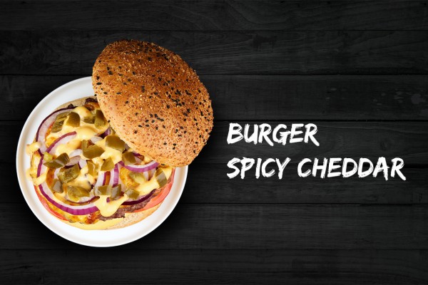 Q4.5 Burger Spicy Cheddar